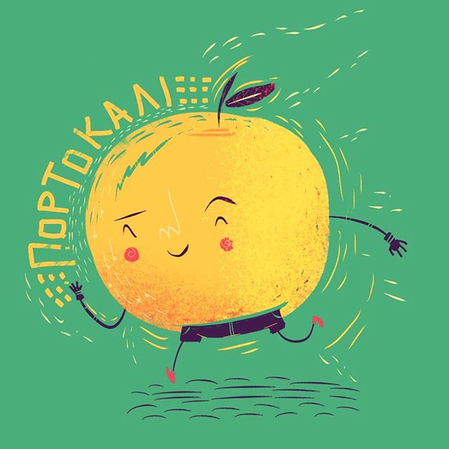 #orange #characterdesign #illustration #doodle #procreateartapp #procreate