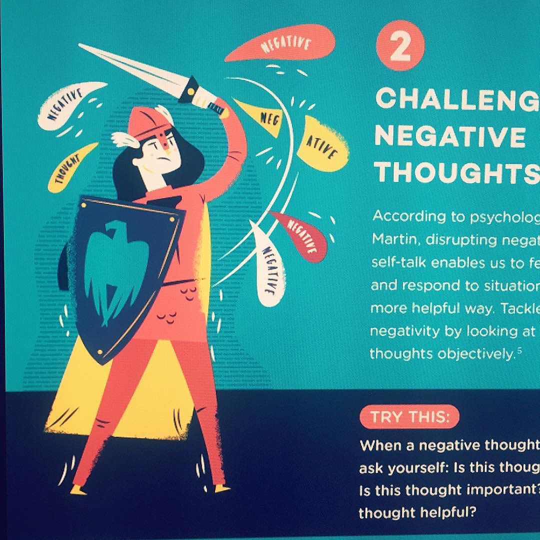 Challenge negative thoughts