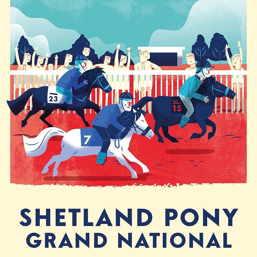 Shetland Pony Race