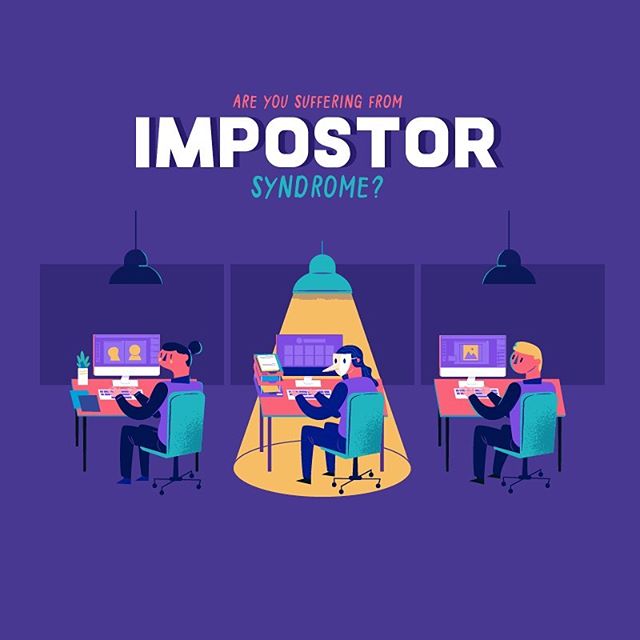 :::Impostor Syndrome illustration:::#illustragram #infographic #illustration #εικονογράφηση #impostorsyndrome #vector #vectorart