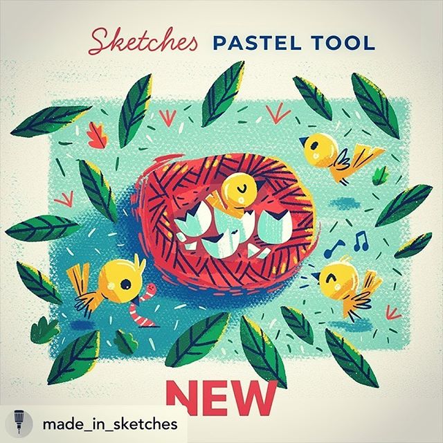The new update of Tayasui Sketches app on App Store offers a redesigned Pastel tool. You can enjoy this splash image when the app launches, which I designed using the pastel tool. 😀..@made_in_sketches Sketches pastel tool update #new #update #pro #pastel #tayasuiapp #tayasui #drawingapp #sounasart #tayasuisketches drawing made by @sounas_ilias