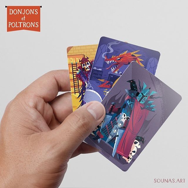 illustrations for card game “Donjon et Poultrons” by @fleuruseditions - - - - - - - - - - - - - - - -#cardgame #illustrations #boardgame #boardgameart #boardgameartist #dungeon #dnd #επιτραπέζιαπαιχνίδια #εικονογράφηση #sounas #cardgameart #adobeillustrator