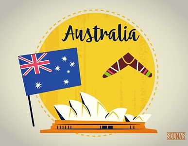 :::Australia - Sydney Opera House:::..#illustration #australia #boomerang #opera #oceania #vectorillustration #vectorart #england #iconillustartion #sounasart #εικονογράφηση