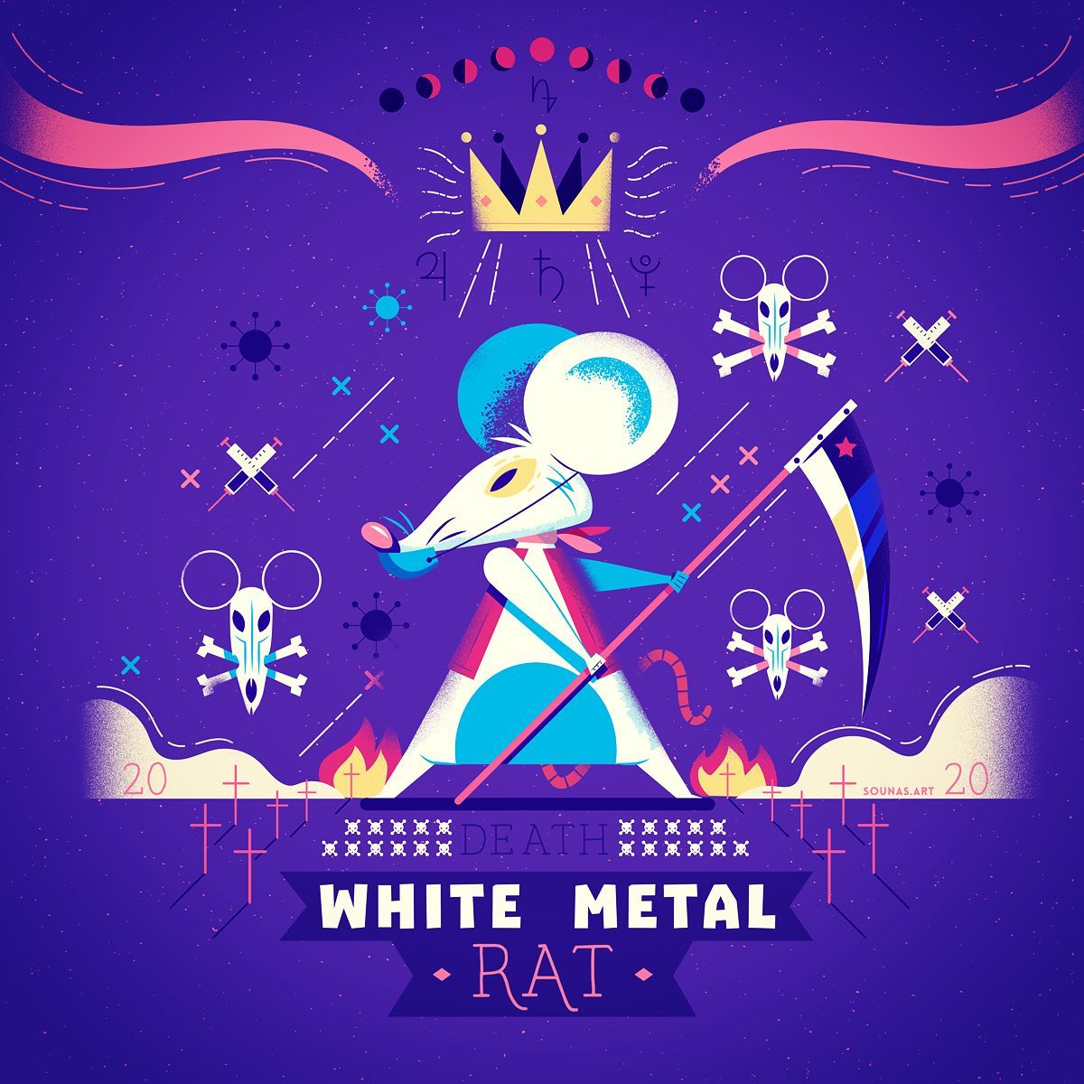 :::Are you paying attention?:::..#death #rat #deathrat #illustration #vectorart #vectorillustration #deathtoll #nwo #watchout #1984 #whitemetalrat